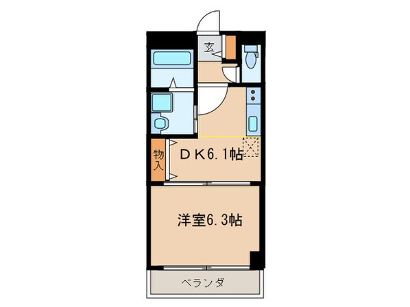 Ｍ－Ｓｔａｇｅ Ａｏｉの物件間取画像